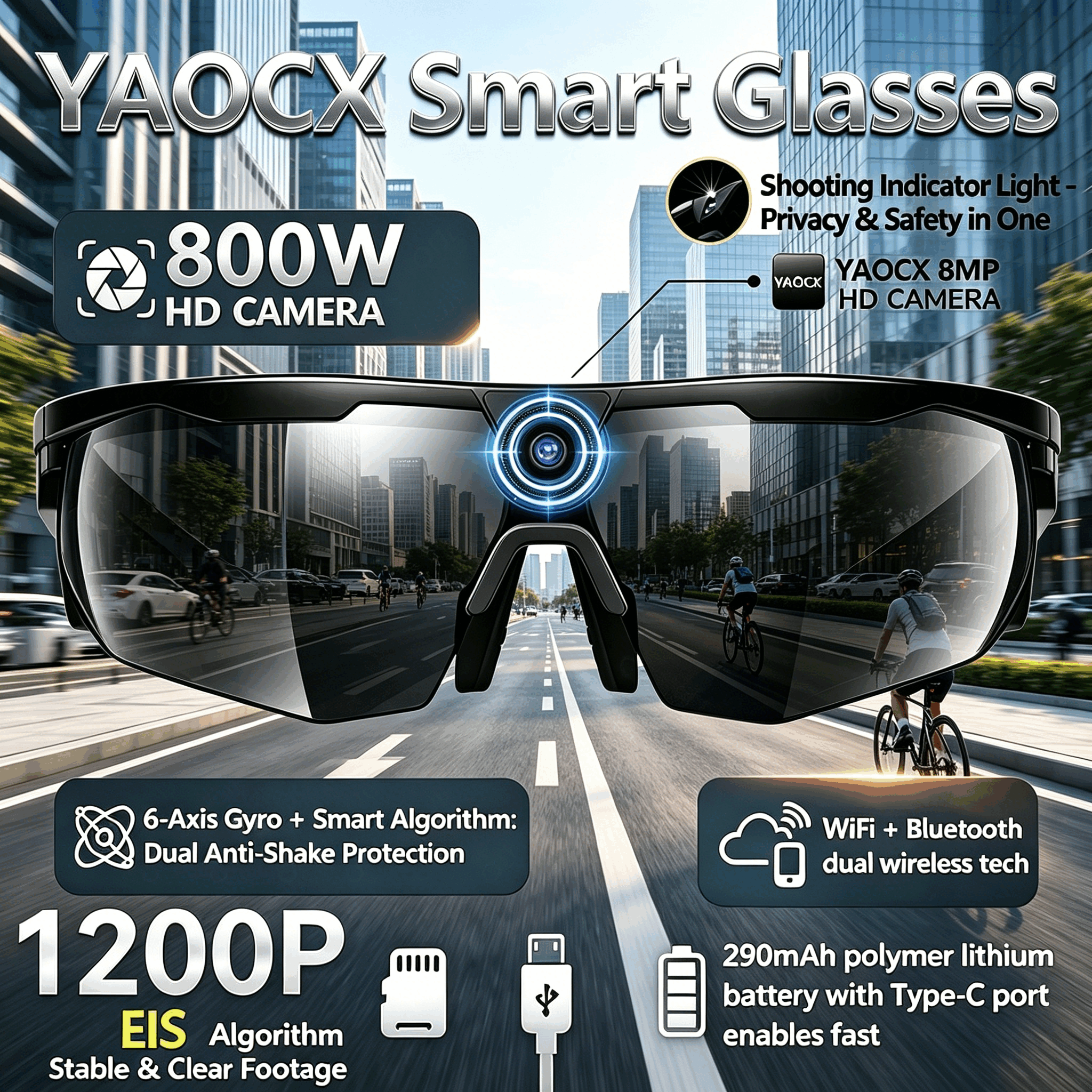 2026 New Cycling Smart Glasses - Smart Glasses Lens ulasan dan harga