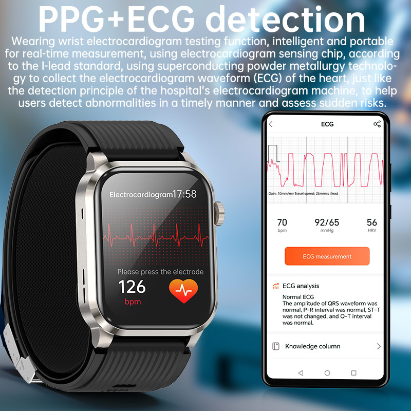 P300pro BT Call Air Pump Airba - Fall Detection Watch ulasan dan harga