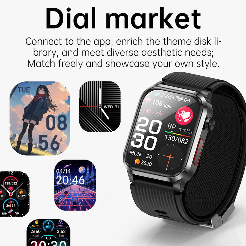 P300pro BT Call Air Pump Airba - Fall Detection Watch ulasan dan harga