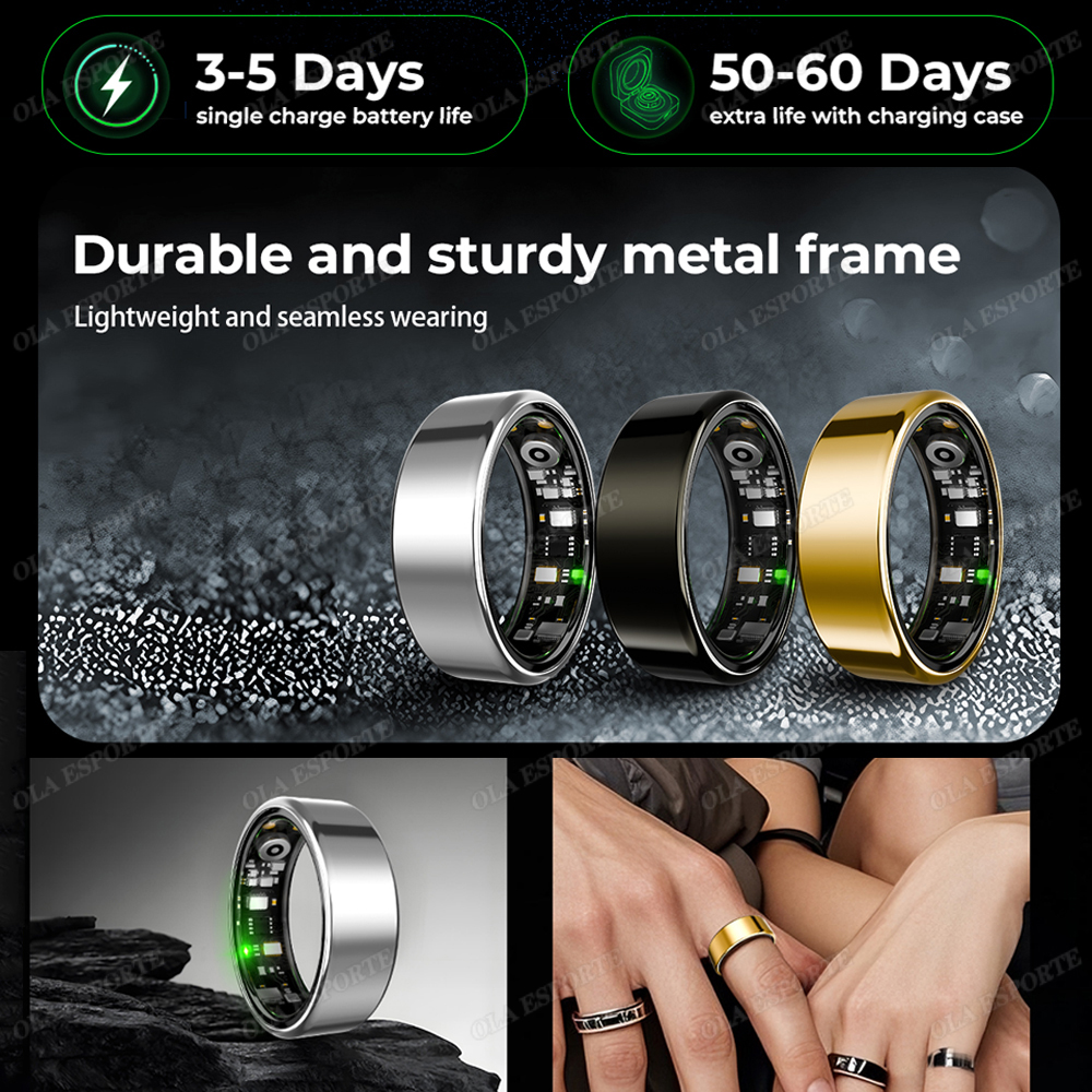 New R09 Smart Ring Men Women w - Temperature Ring Skin ulasan dan harga