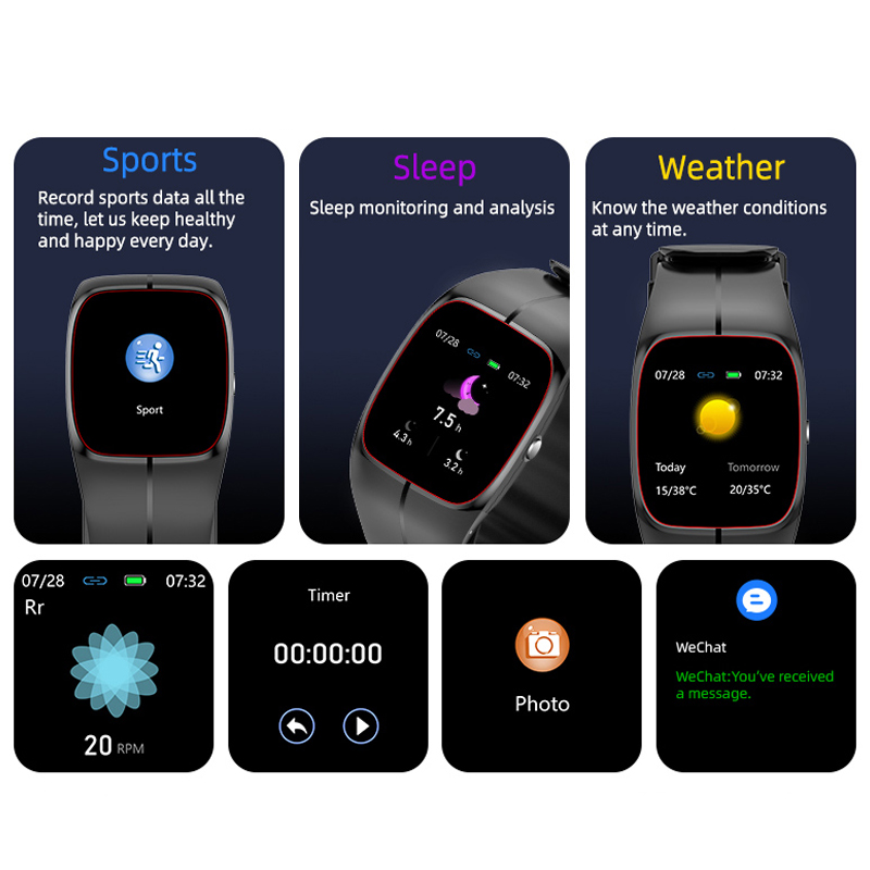New Blood Pressure Blood Oxyge - Fall Detection Watch ulasan dan harga