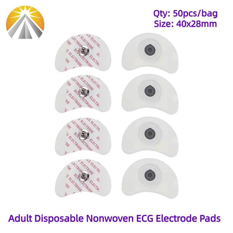 50 PCS Each Bag 2840 MM White  - Ecg Patch Monitor ulasan dan harga