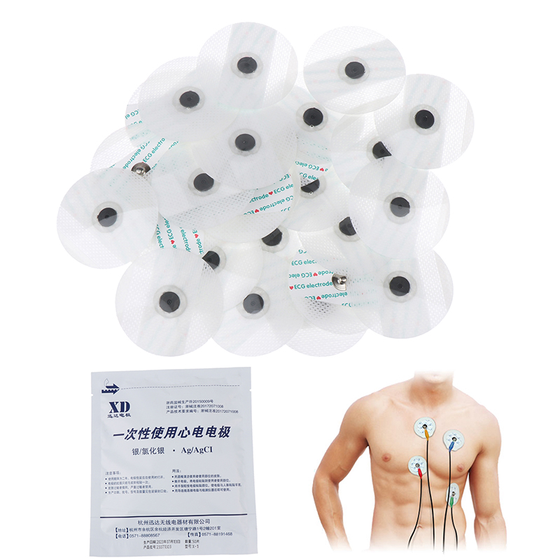 10/50Pcs ECG Electrodes Medica - Ecg Patch Monitor ulasan dan harga