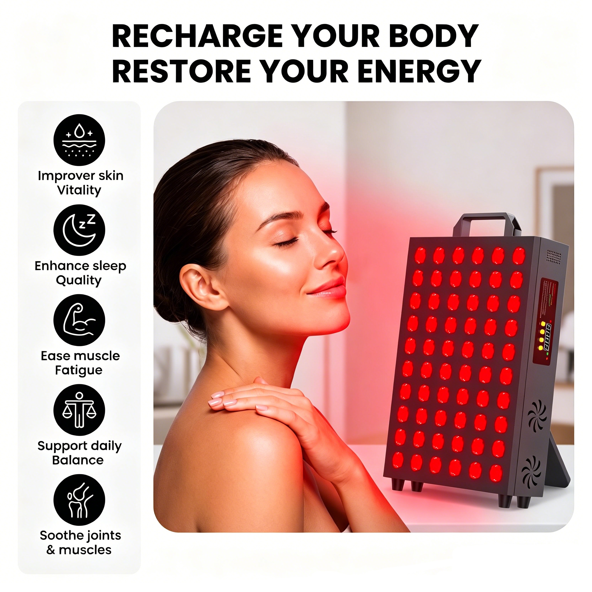 300W Remote Control Led Red Li - Galvanic Skin Sensor ulasan dan harga