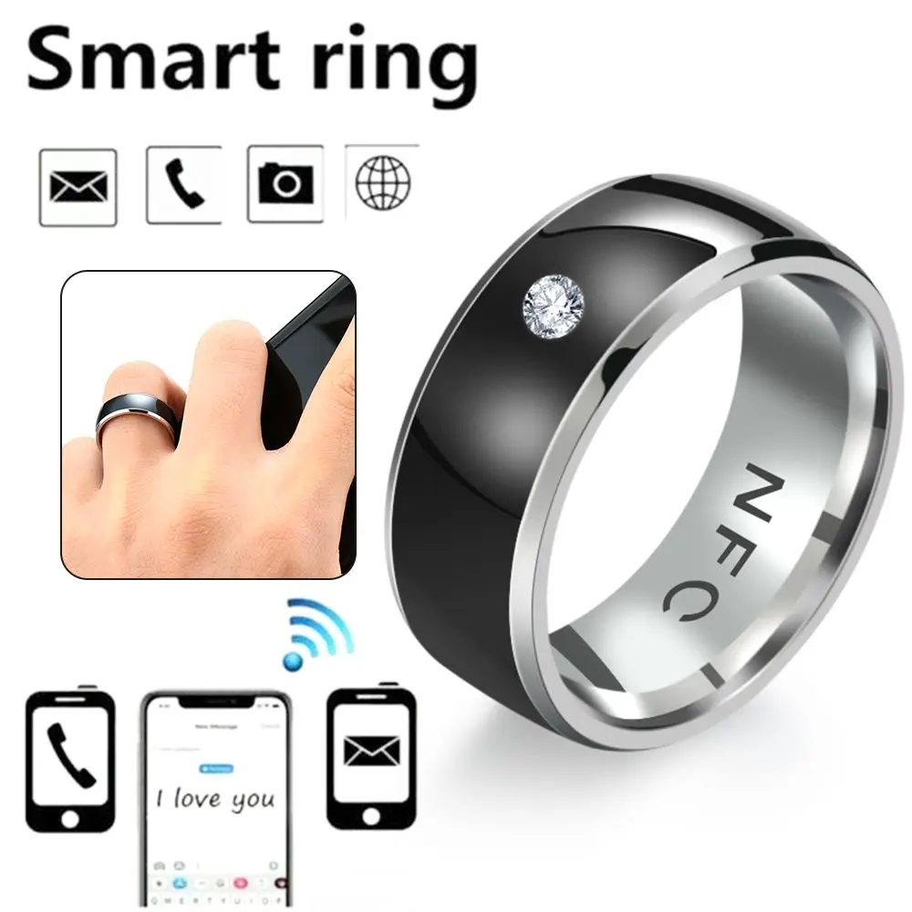 NFC Smart Ring Stainless Steel - Smart Ring Nfc Pay ulasan dan harga