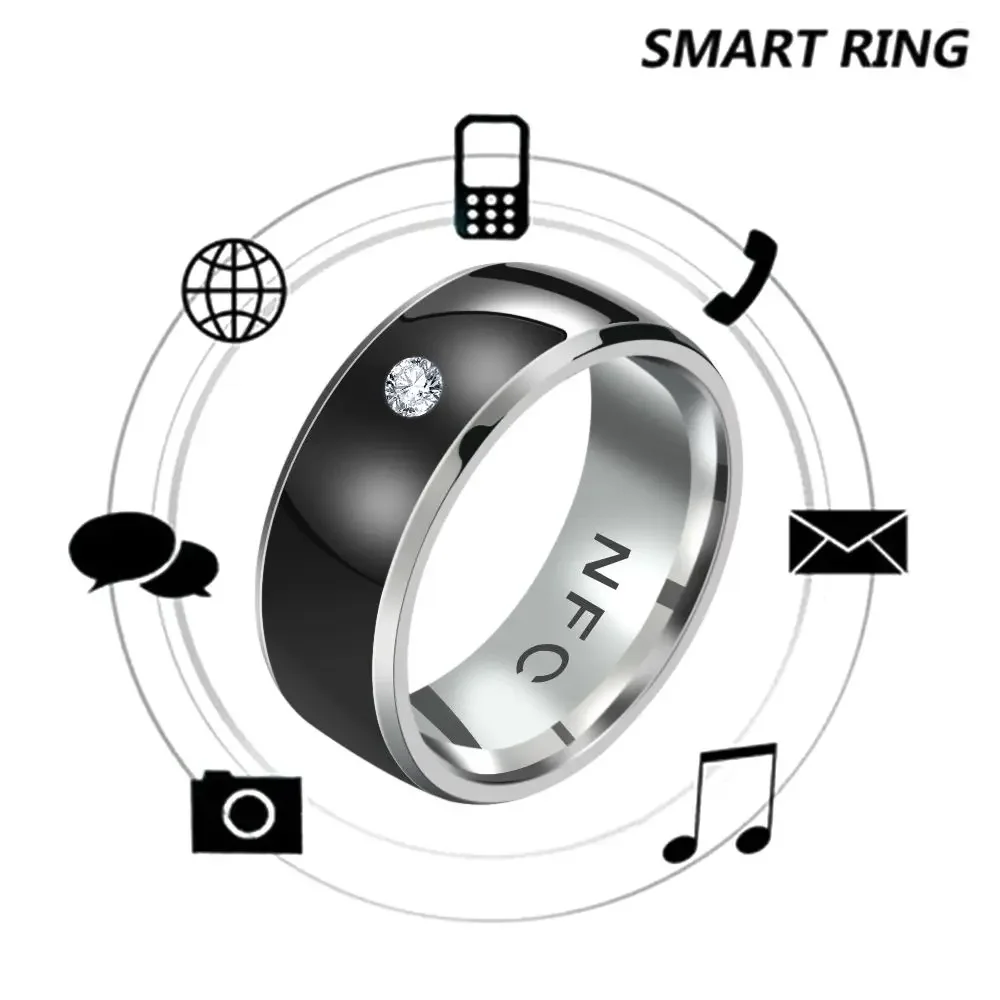 NFC Smart Ring Stainless Steel - Smart Ring Nfc Pay ulasan dan harga