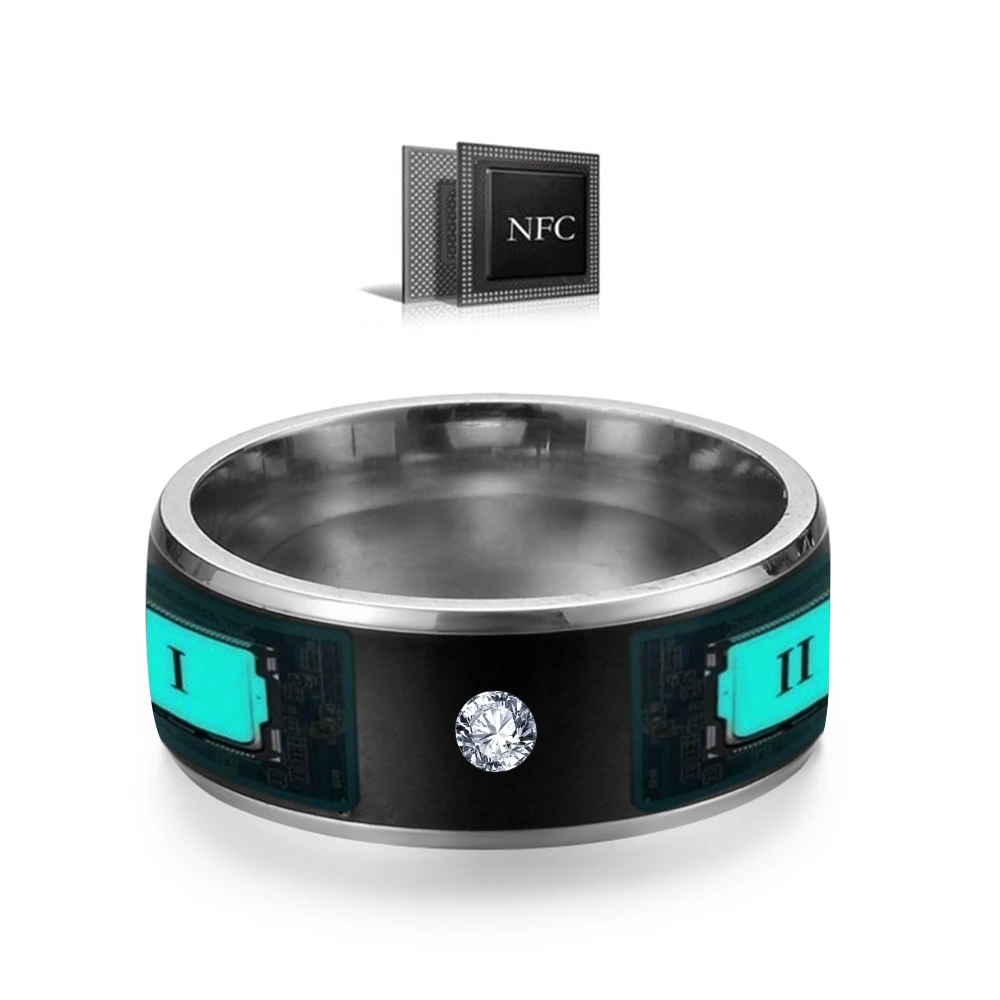 NFC Smart Ring Stainless Steel - Smart Ring Nfc Pay ulasan dan harga
