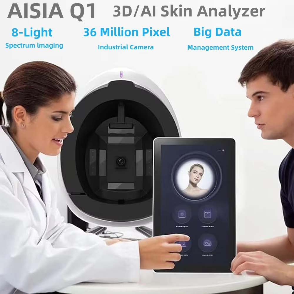 AISIA Q1 3D AI Facial Skin Ana - Galvanic Skin Sensor ulasan dan harga
