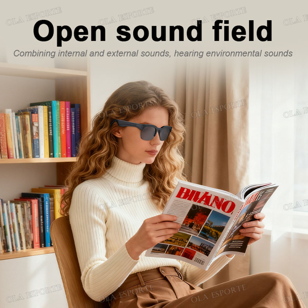 New Smart Bluetooth V5.3 Sungl - Smart Glasses Lens ulasan dan harga