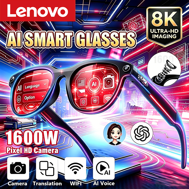 Lenovo 8K HD Smart Glasses 160 - Smart Glasses Lens ulasan dan harga