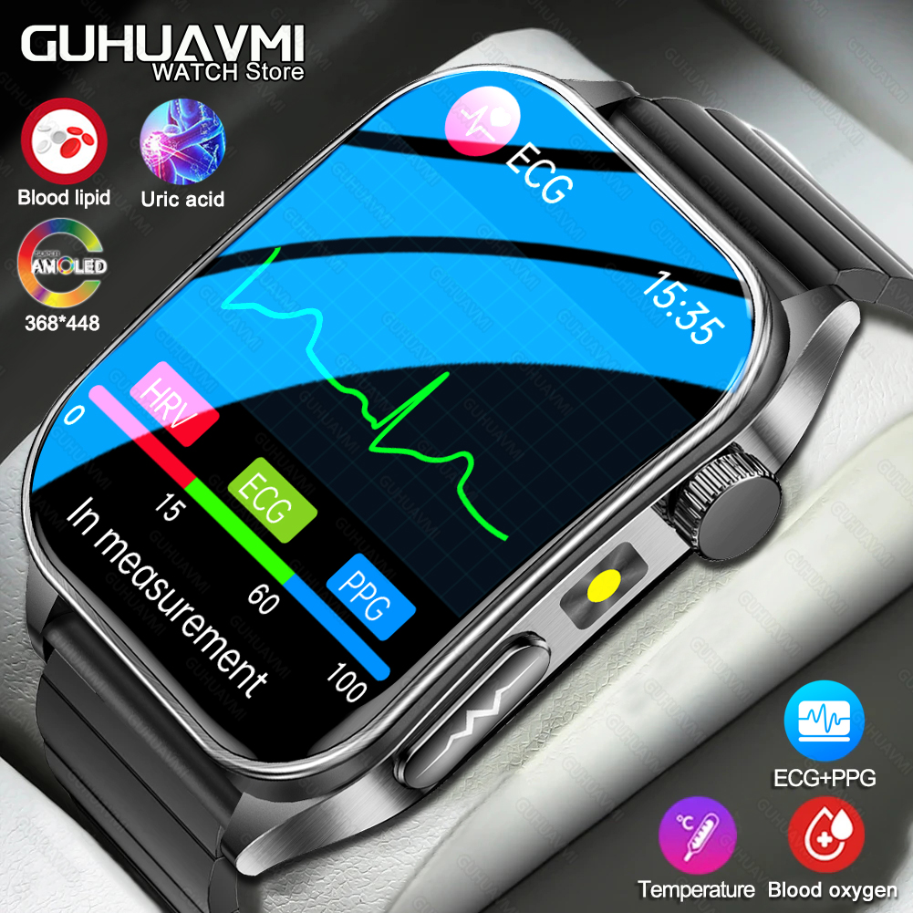 Smart Watch 650nm Dual probe l - Fall Detection Watch ulasan dan harga