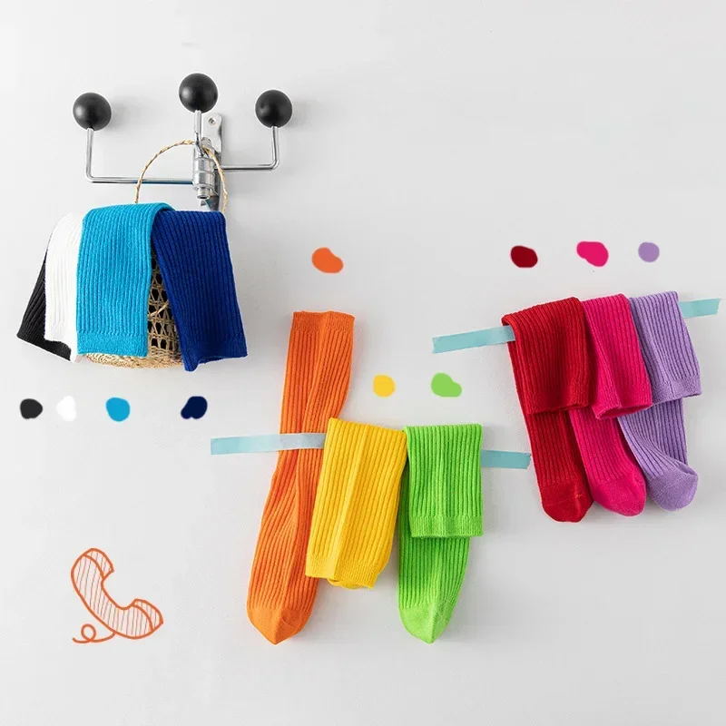 Boy Girl Mid-Calf Ribbed Strip - Baby Sock Oximeter ulasan dan harga