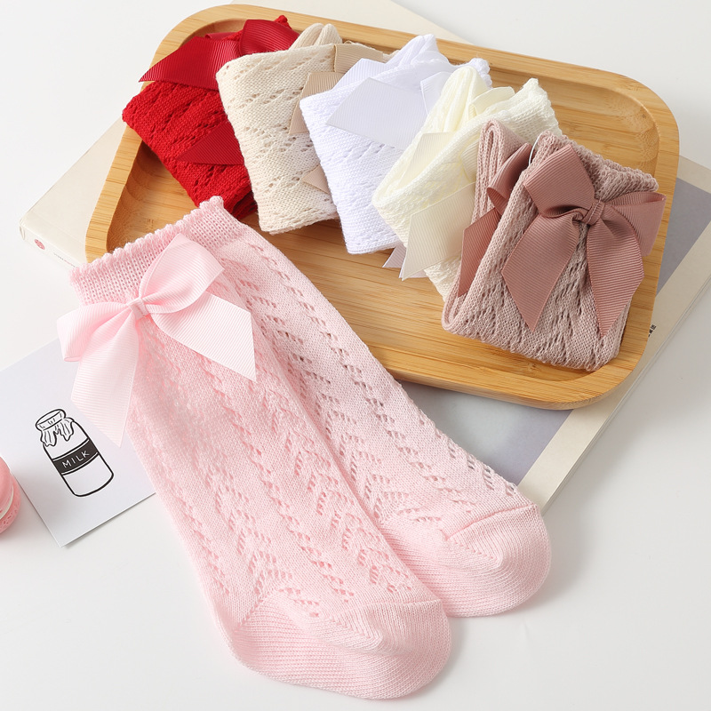 1 Pairs Summer Fashion Bow Bab - Baby Sock Oximeter ulasan dan harga