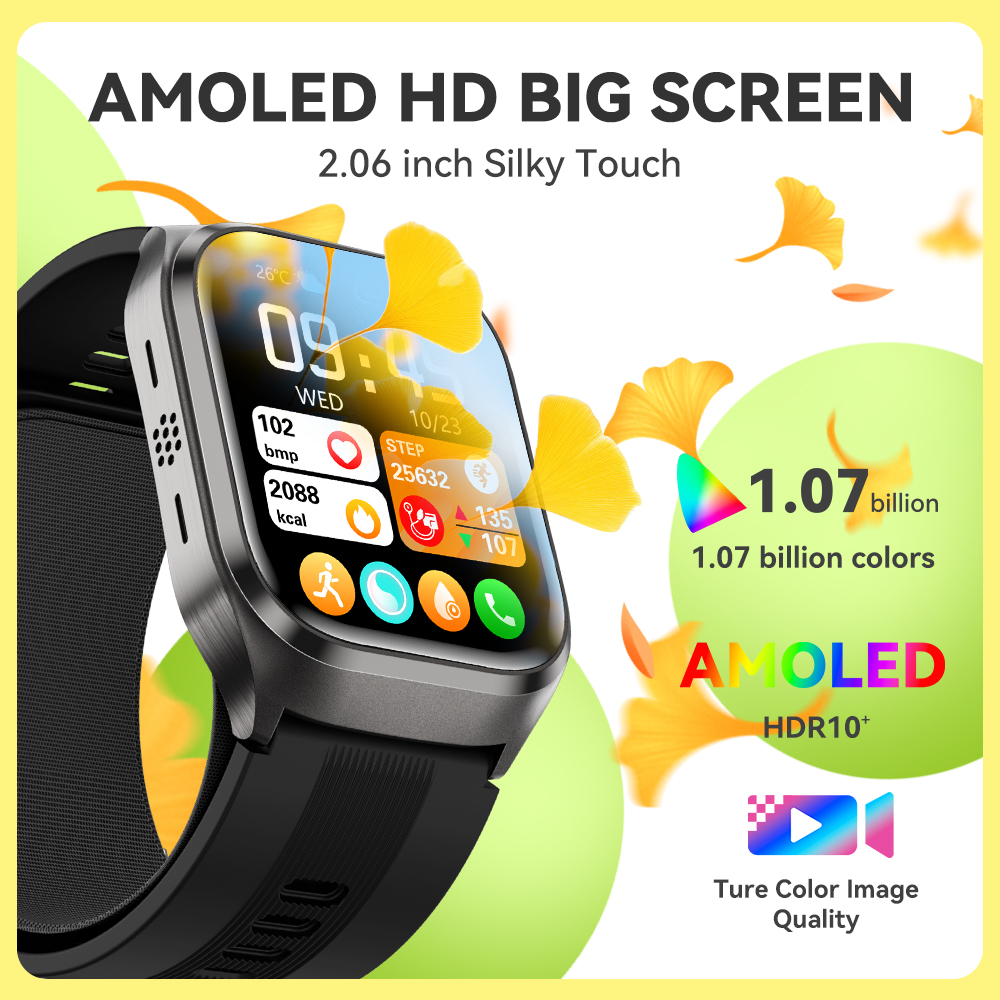 2025 New NOYAFA High-end Laser - Fall Detection Watch ulasan dan harga