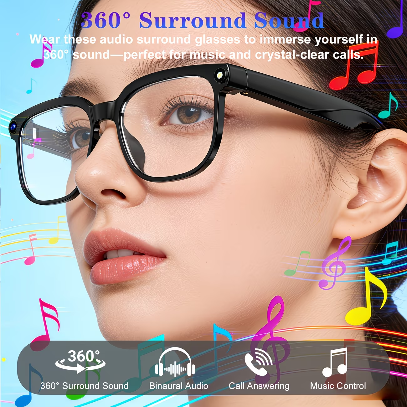 2026 HD AI Smart Glasses 32GB  - Smart Glasses Lens ulasan dan harga