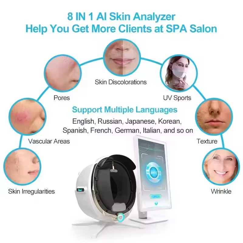 HD Camera 3D Magic Mirror Faci - Galvanic Skin Sensor ulasan dan harga