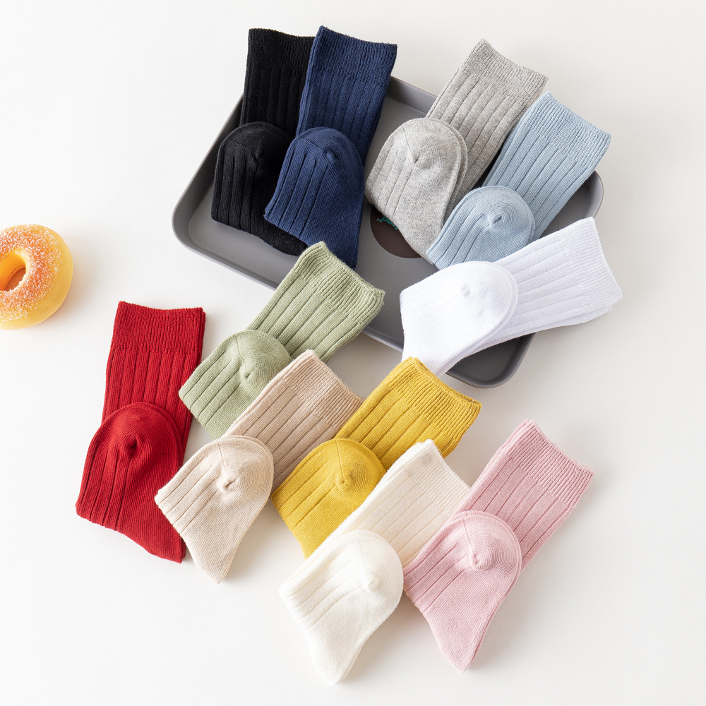 New Baby Socks Solid Kids Infa - Baby Sock Oximeter ulasan dan harga
